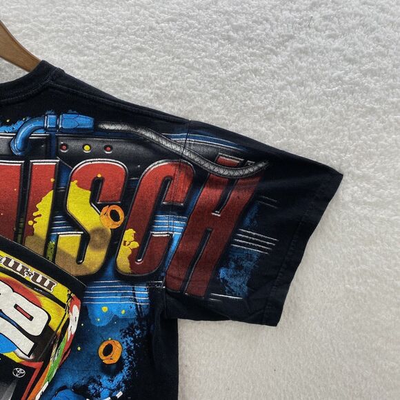 VTG M&M's Kyle Busch NASCAR Chase Authentic T Shirt Men's L All Over Print Tee - Picture 13 of 16